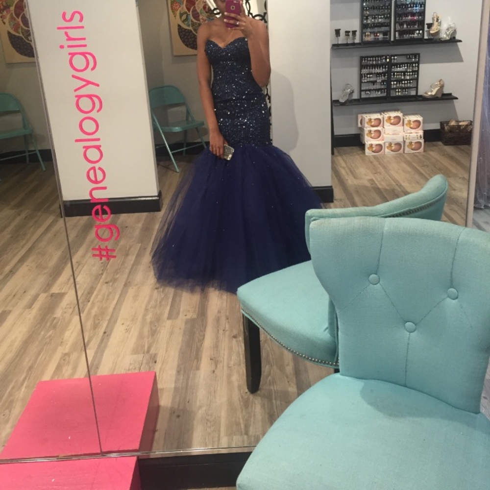 Sequined, Mermaid prom dress